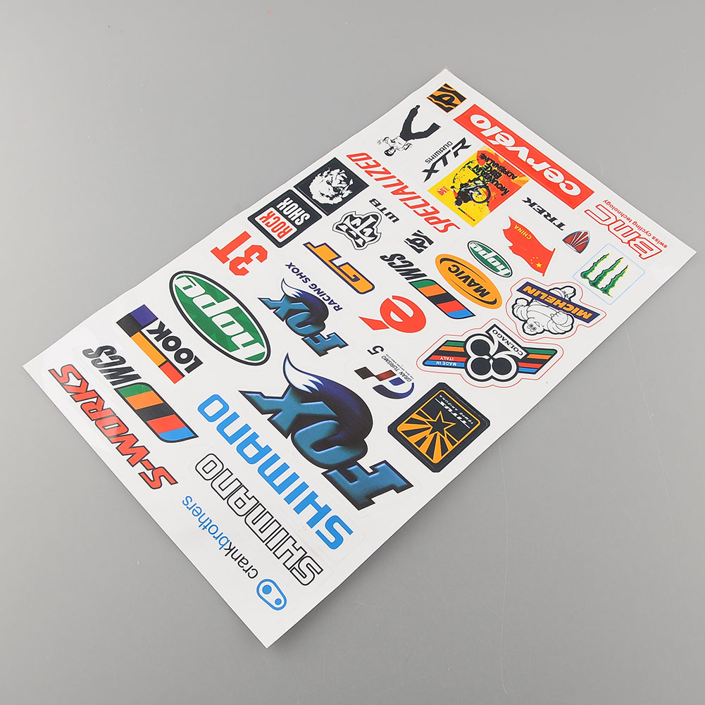 4x BMX Road Bike Cycling Bicycle Decal Cool Fashion Sheet Stickers