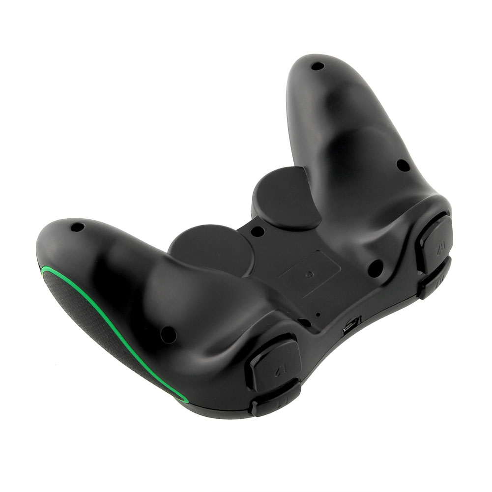 Bluetooth Remote Game LED Controller Black+Green For Sony PS3 Playstation 3 - Picture 3 of 4