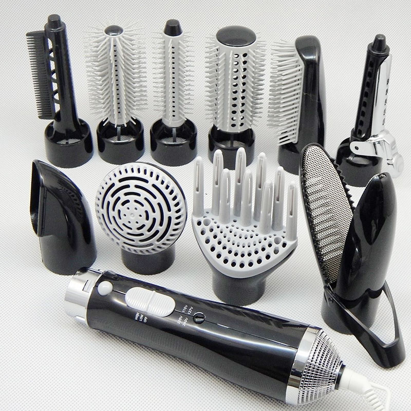 Beauty Multifunction Hair Dryer Curler Roller Straightener Kit Set