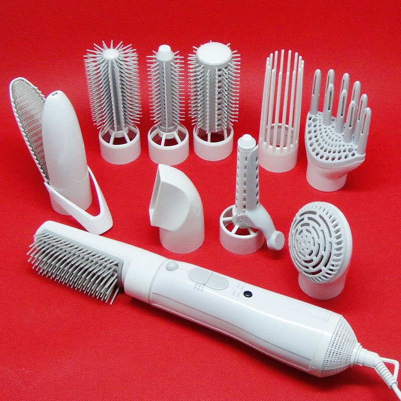 Beauty Multifunction Hair Dryer Curler Roller Straightener Kit Set