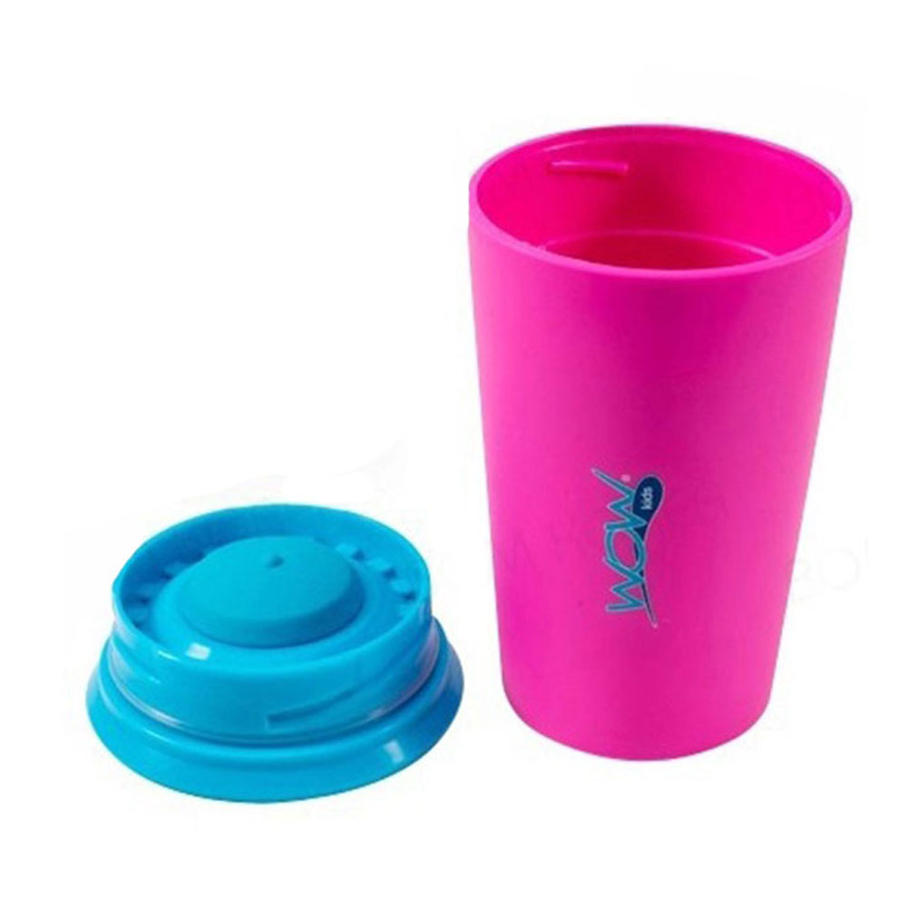 360° Cup for Kids Spill Safe cup drinking rim 6 colours 266ml Drinkware