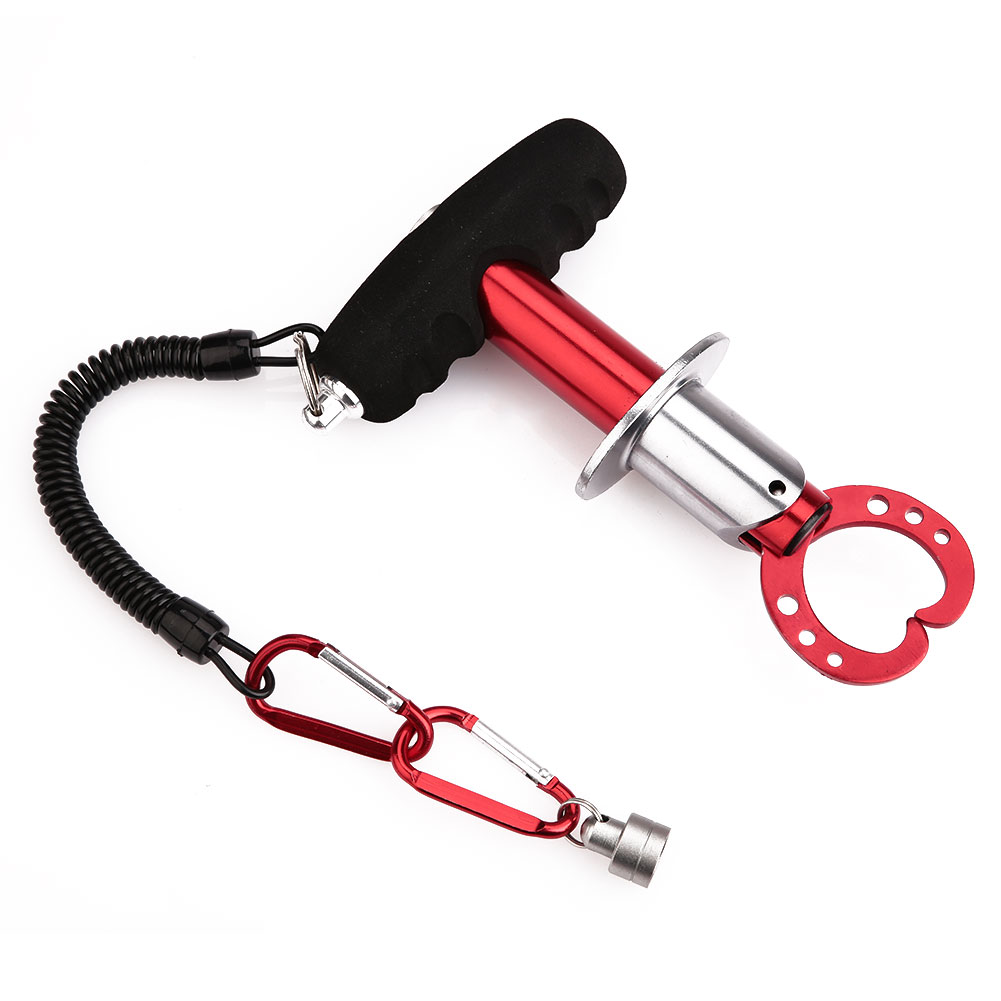 Stainless Steel Grip Fish Lip Fishing Gripper Grabber Grab Jaws Tackle Gear