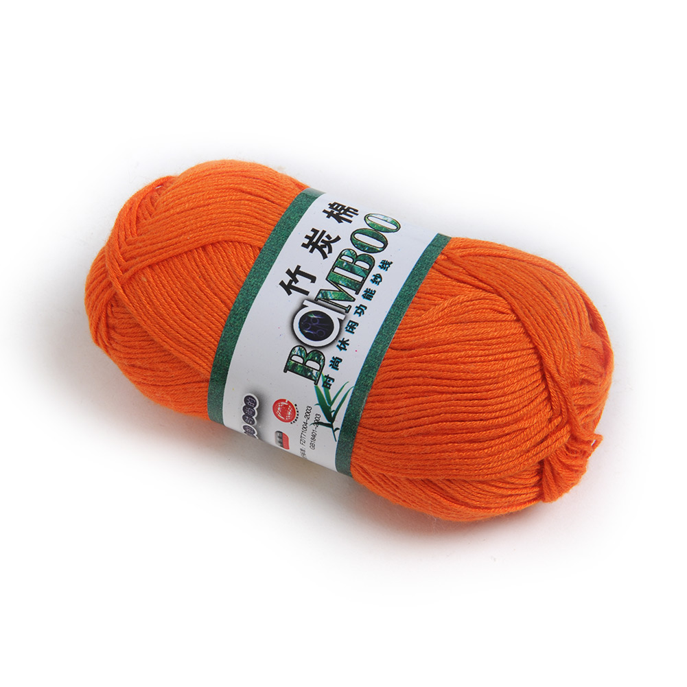 Brand-New-Useful-Knitting-Yarn-Smooth-Bamboo-Cotton-Skein-50g-Multi ...
