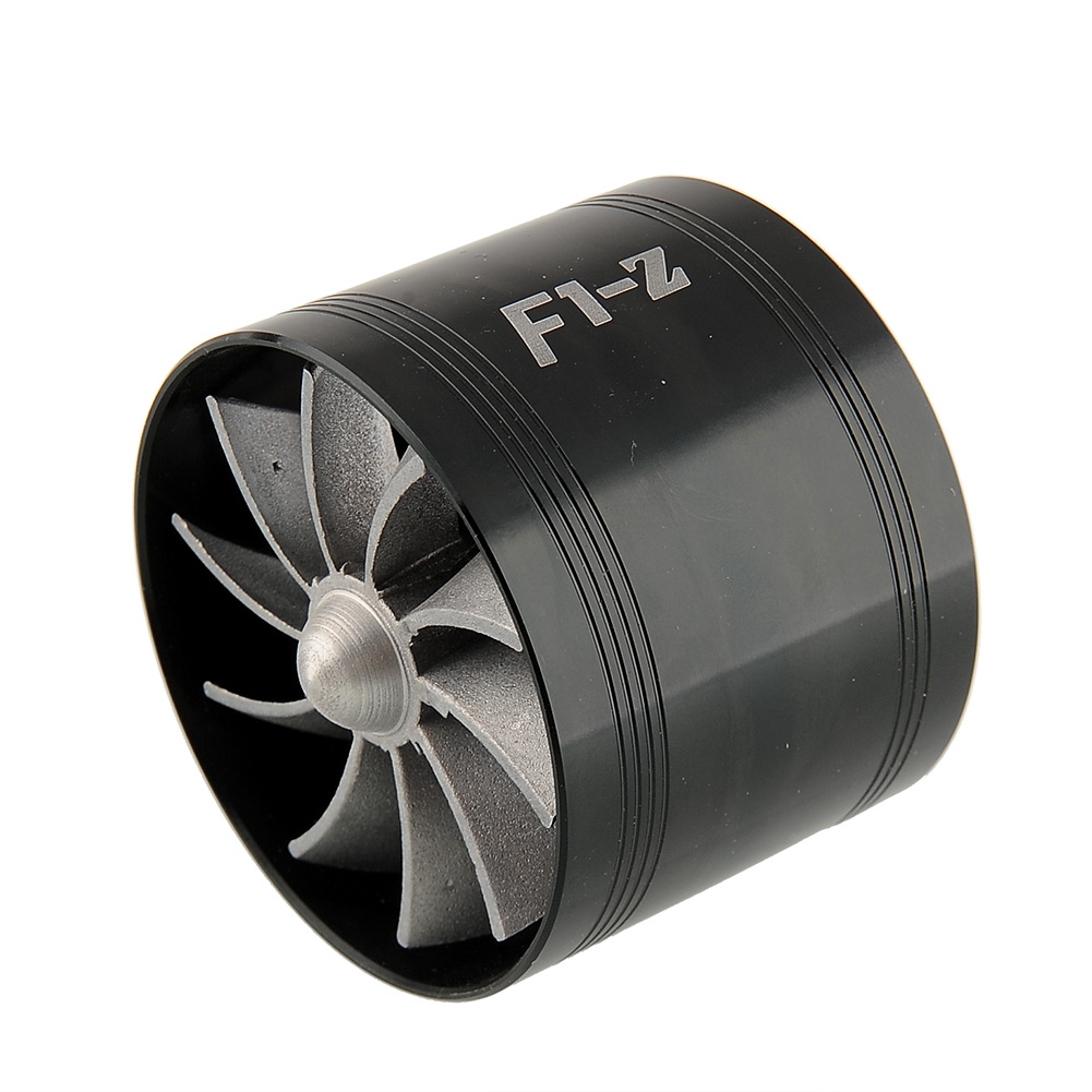 New Dual Supercharger Jet Blade Turbine Turbonator Cold Air Intake Fan