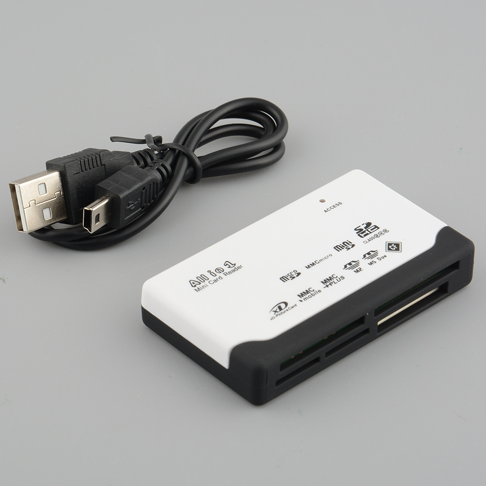 All iN 1 USB2.0 Memory Card Reader Writer Multi Micro/Mini SD M2 SDHC