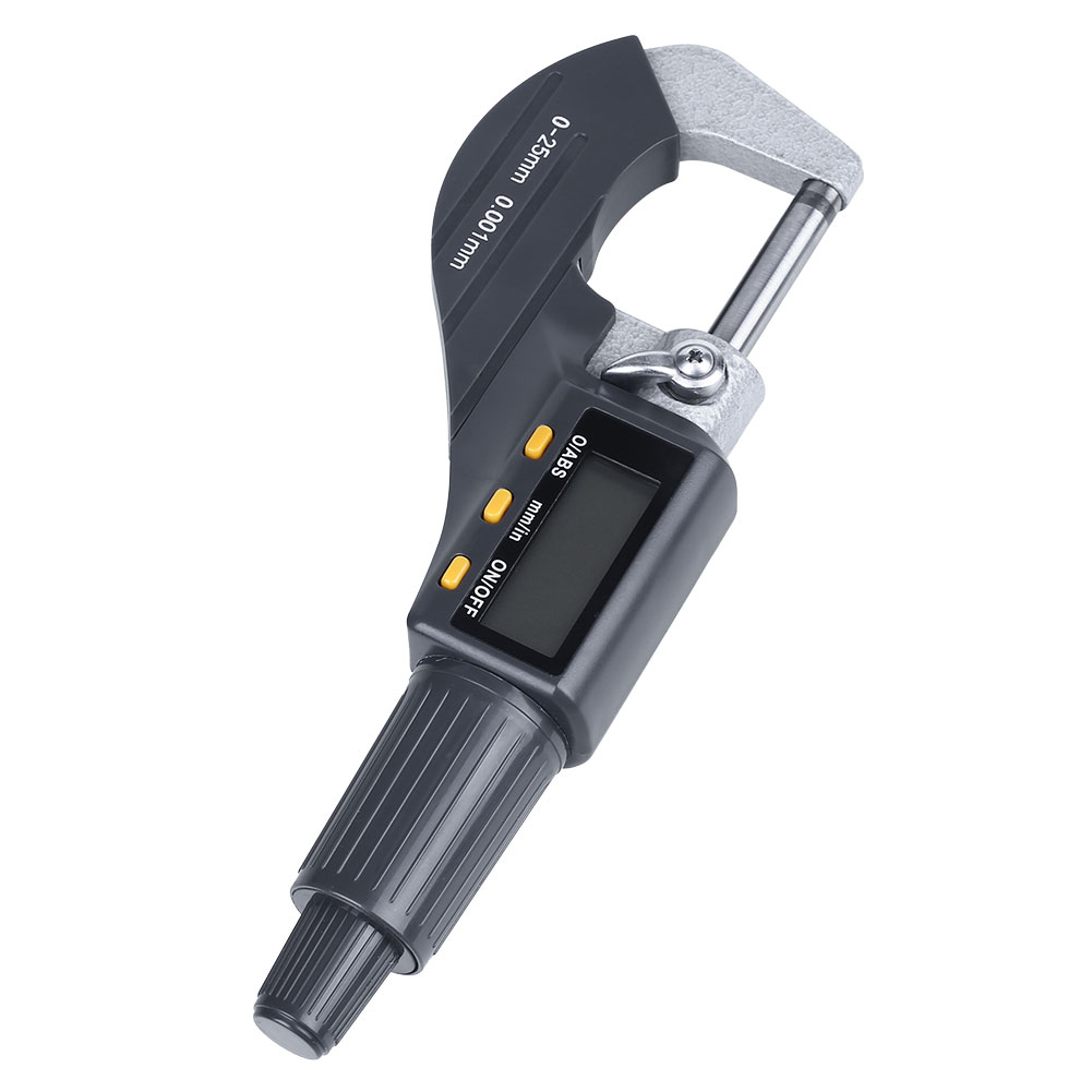 Useful Precise Electronic Digital Micrometer Tester 025mm 0.001 Resolution
