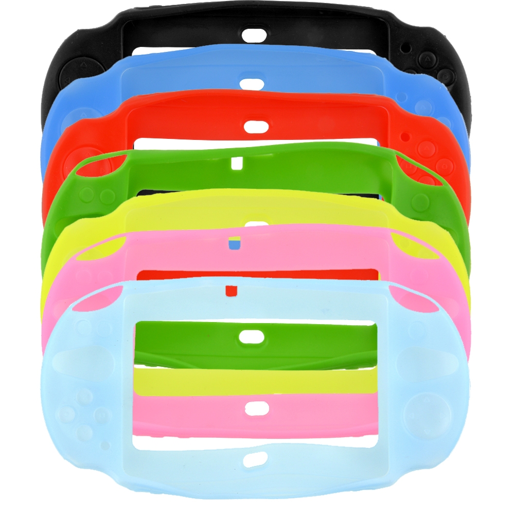 Hot Soft 9 Colors Silicone Rubber Skin Case Cover Guard For Sony PS Vita 2000 eBay