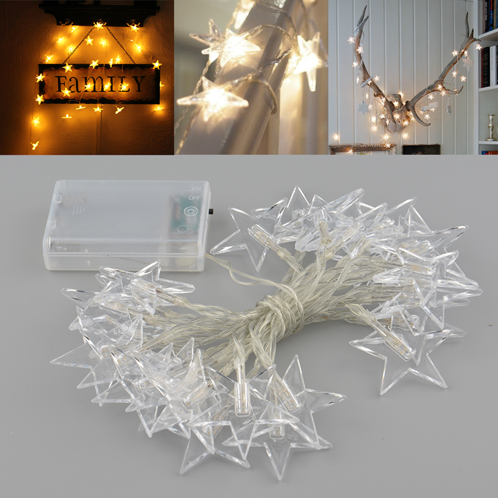 Outdoor Star String Lights Photo - pixelmari.com