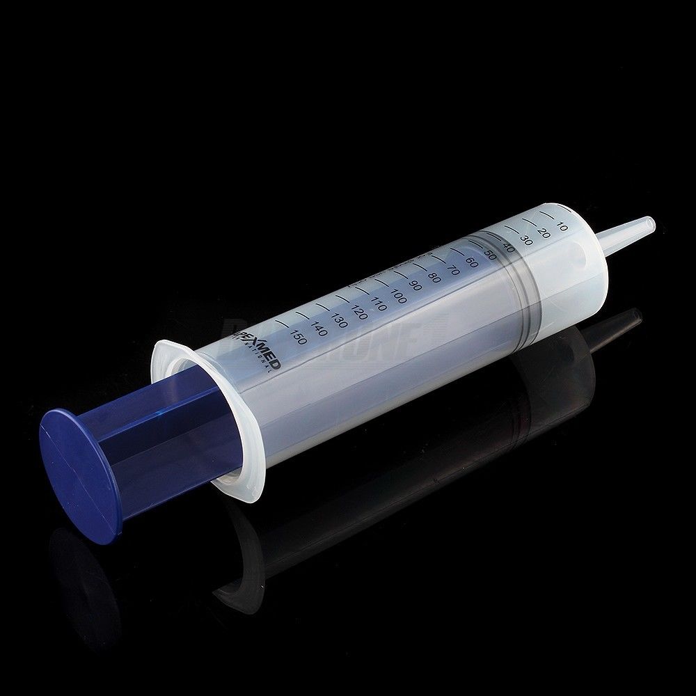 High Quality Reusable 150ML Syringe For Hydroponics Nutrient Measuring