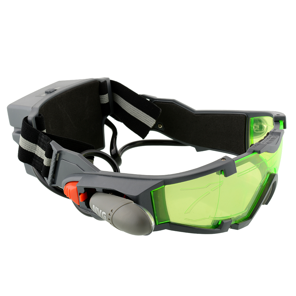 New Adjustable Night Vision Goggles Eye shield Green Lens view Glasses