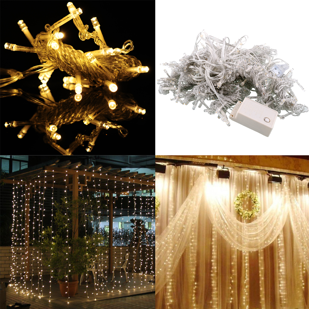 3mx3m 300 led christmas string wedding curtain light 3mx3m 300 led christmas string wedding curtain light