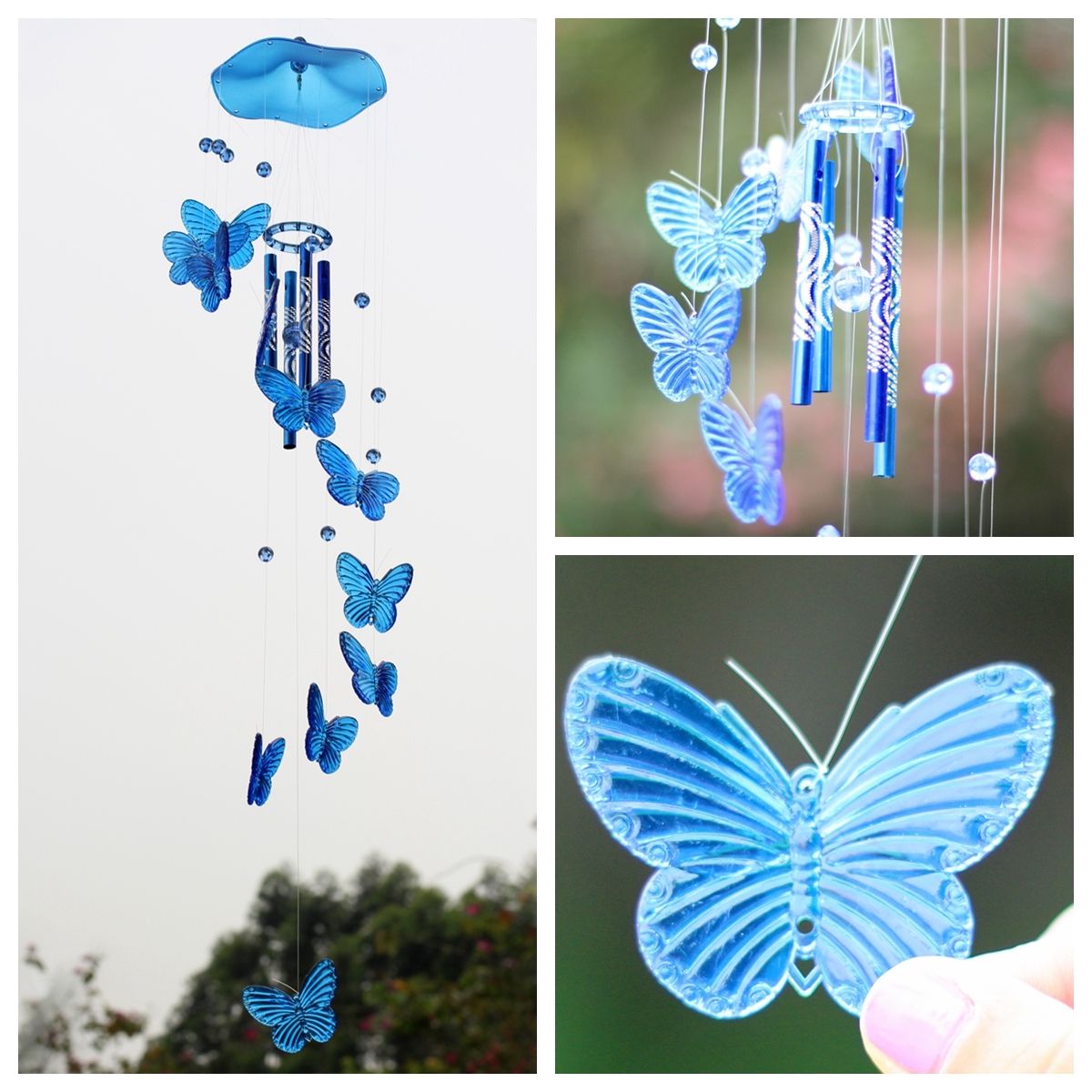 Wind Chimes Definition Rocketshotz Crystal Erfly Wind Chime Bell Garden Ornament Gift Yard