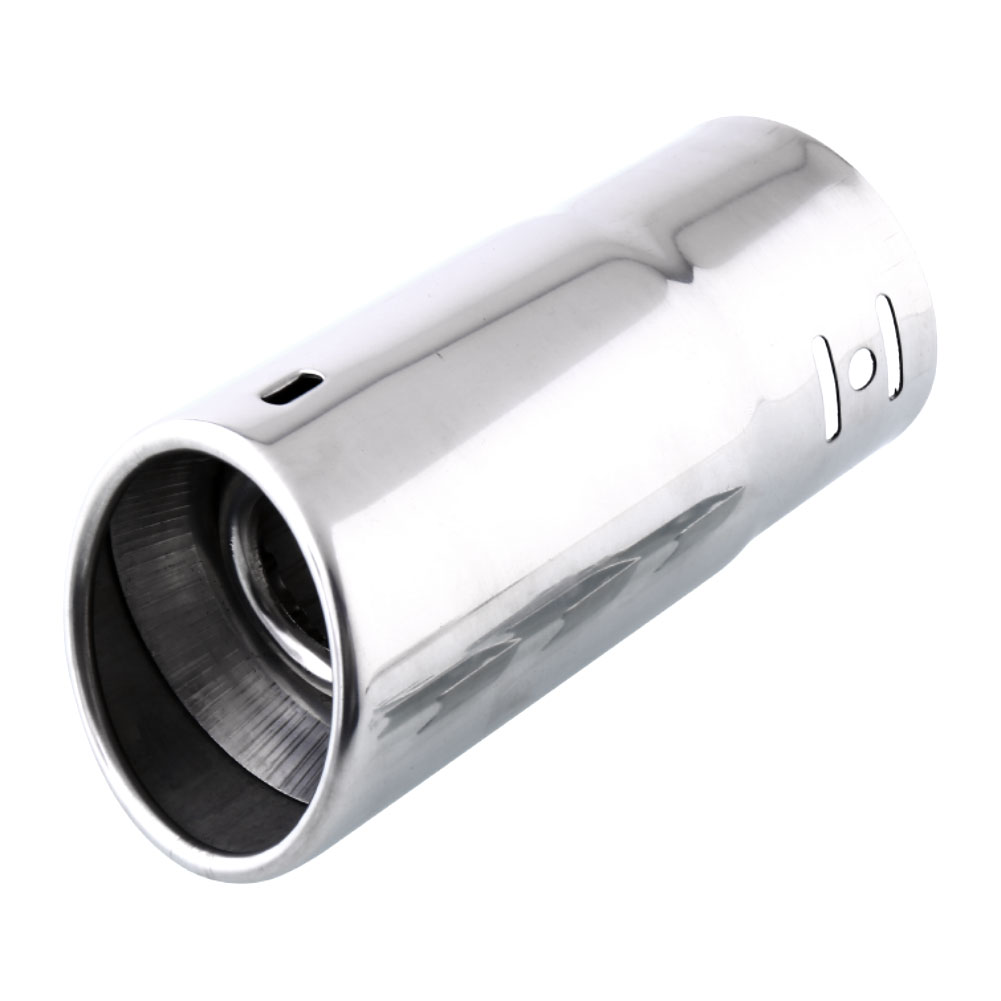 Chrome Auto Stainless Steel Oval Exhaust Tail Muffler Tailpipe Tip Pipe