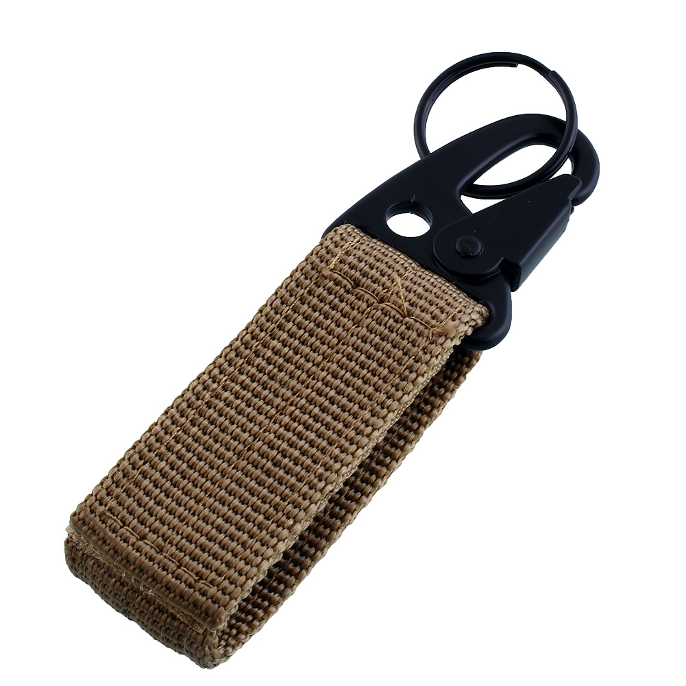 Tactical Military Molle Key Buckle Hanging Belt Carabiner Clip Hiking W