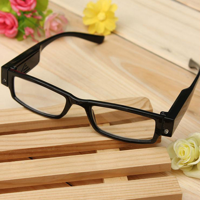 Unisex Reading Eye Glasses Eyeglasses Spectacal With LED Light for