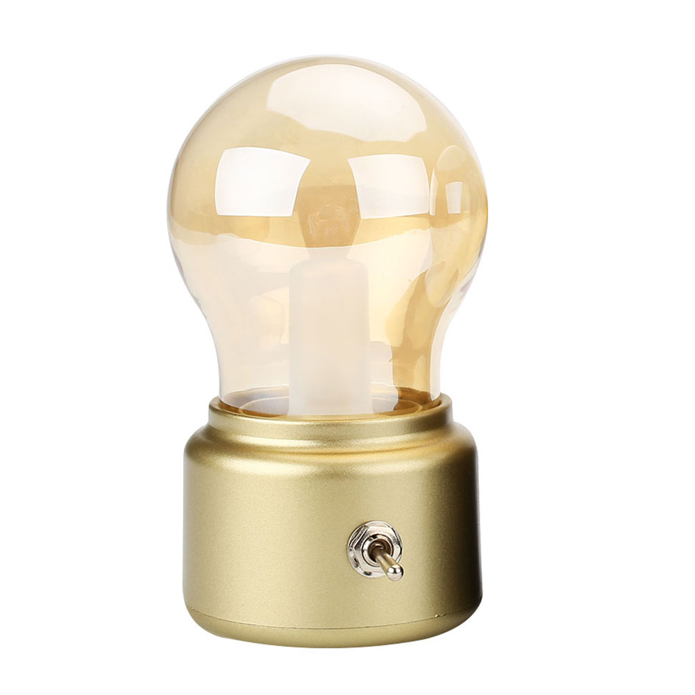 Bulb LED Retro LED Night Light DC USB Rechargeable For Home Wall Lamp Bedroom eBay