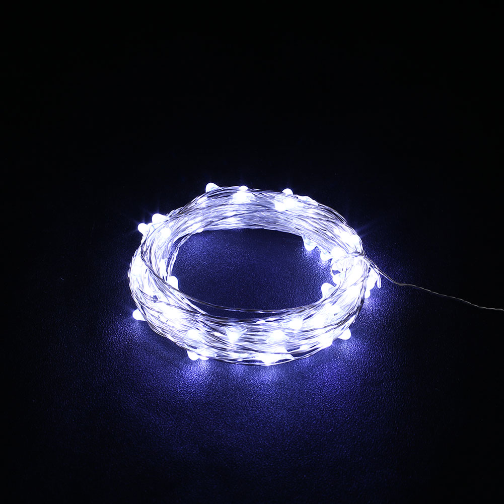 Outdoor Xmas 5M USB Christmas Copper Cord 50-LED Strip String Light Lamp