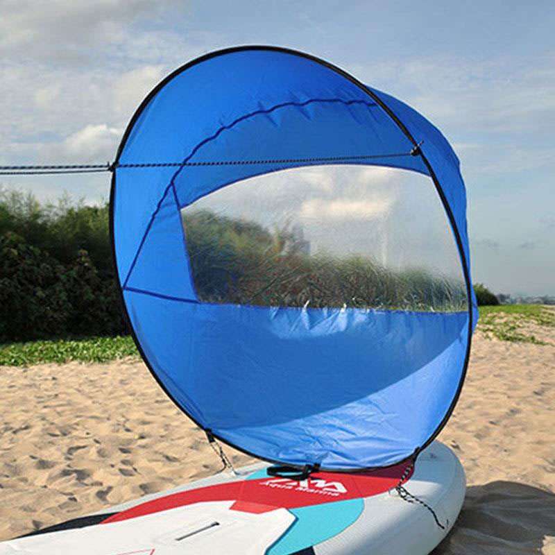 42" Kayak Wind Paddle Sailing Kit Board Sail Boat Windpaddle Clear