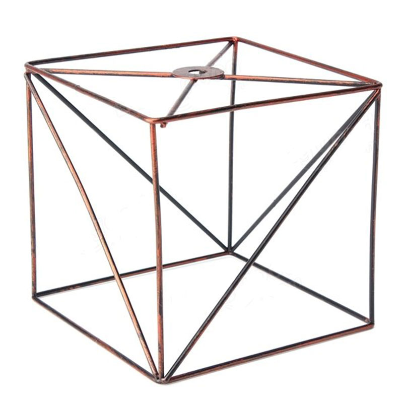 bulb cage guard iron vintage ceiling pendant square l bulb cage guard iron vintage ceiling pendant square l