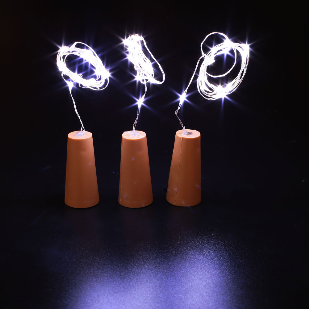 3pcs wine stopper l starry copper wire light string 3pcs wine stopper l starry copper wire light string
