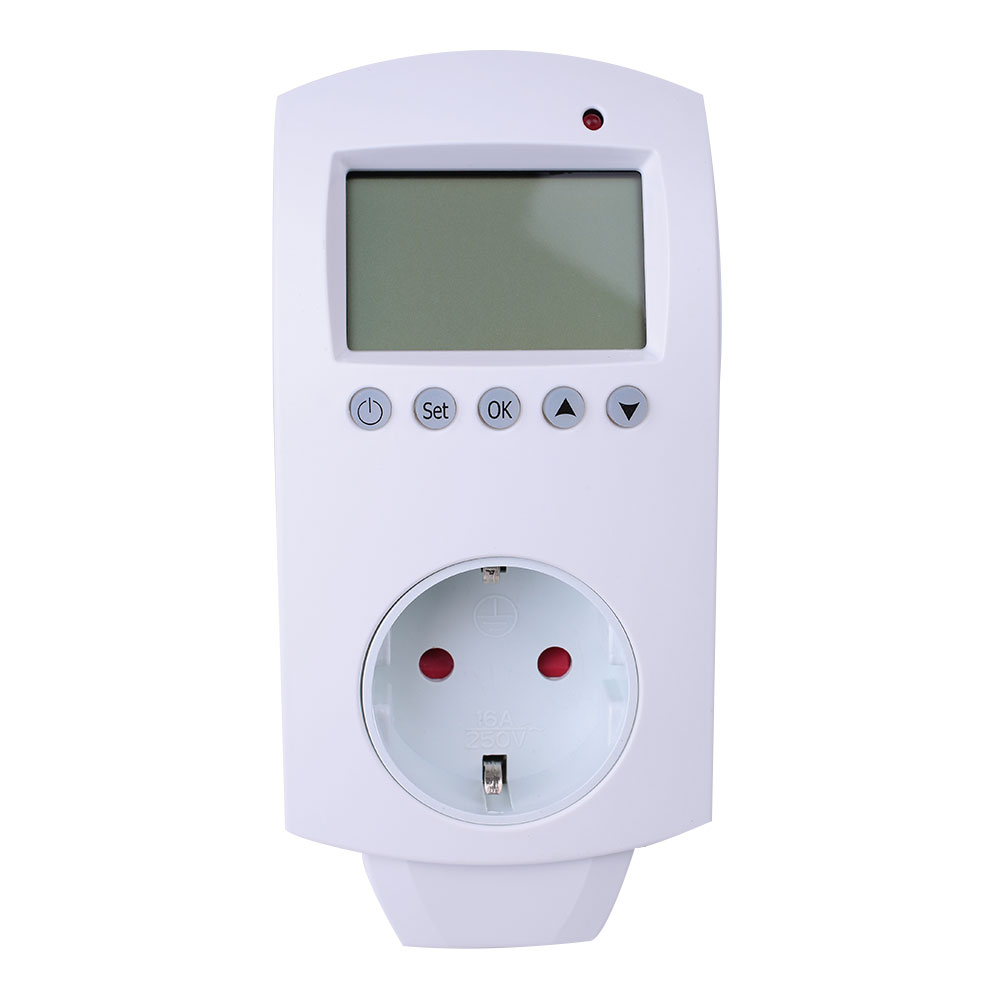 HY02TP Programmable Digital Plug In Thermostat Electric Heating