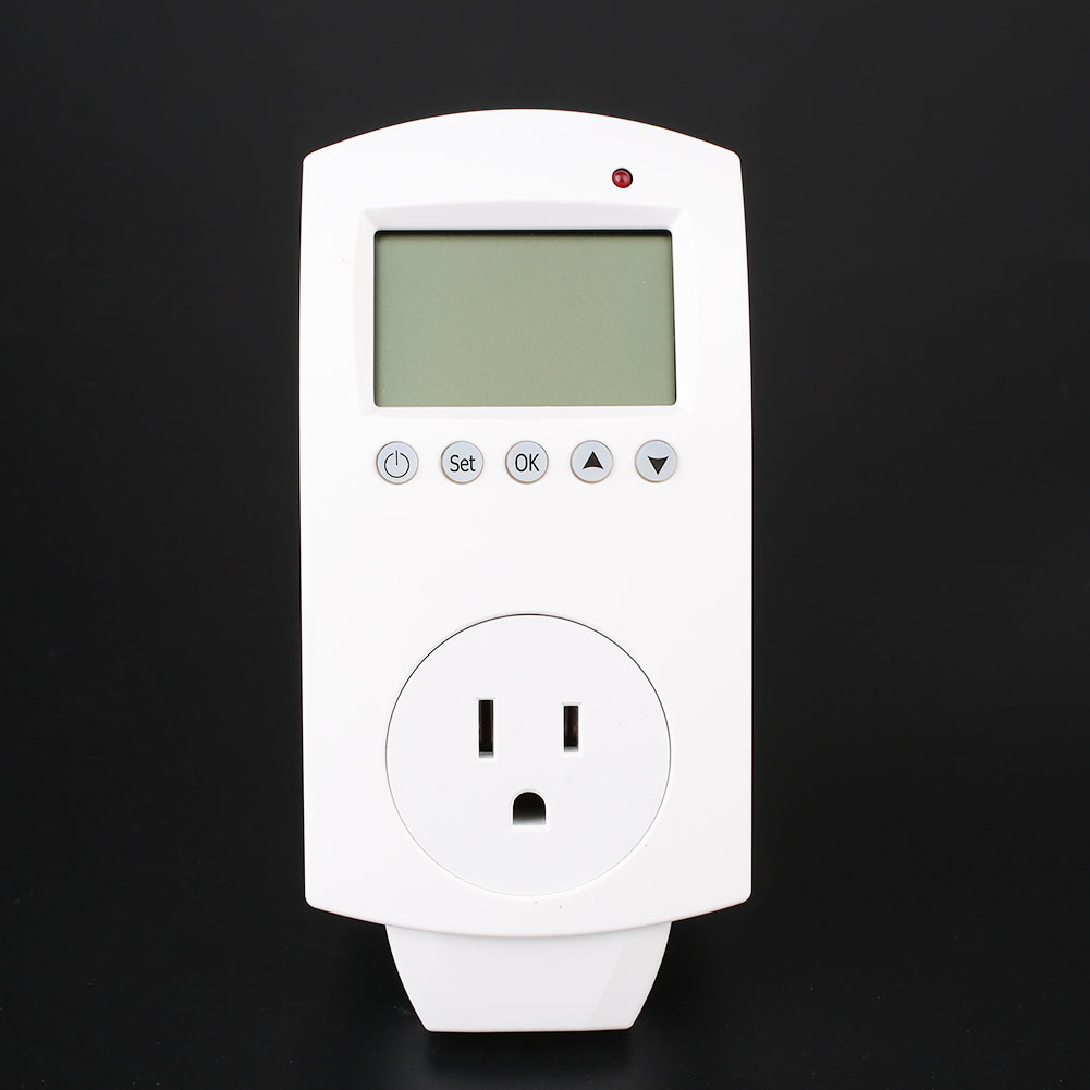 HY02TP Programmable Digital Plug In Thermostat Electric Heating