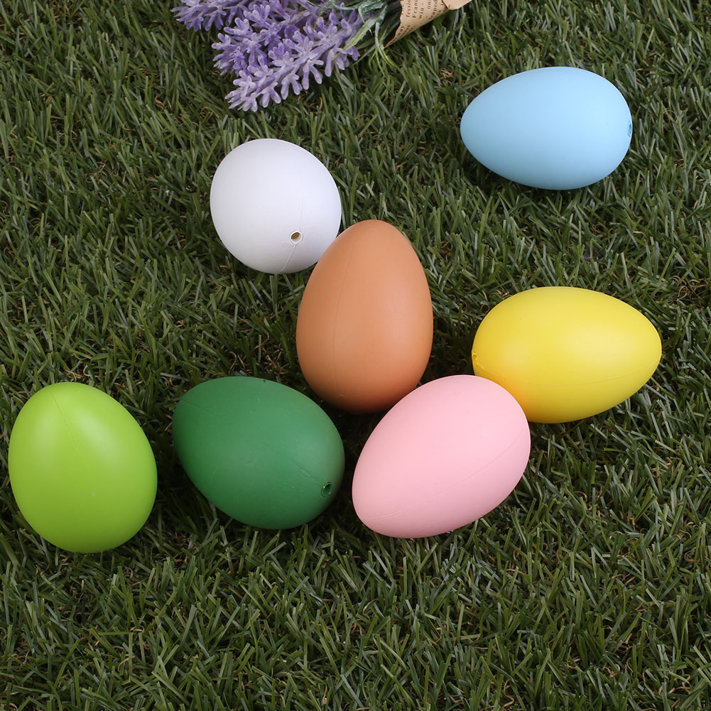 plastic painting easter egg craft gift toy ornaments decor home