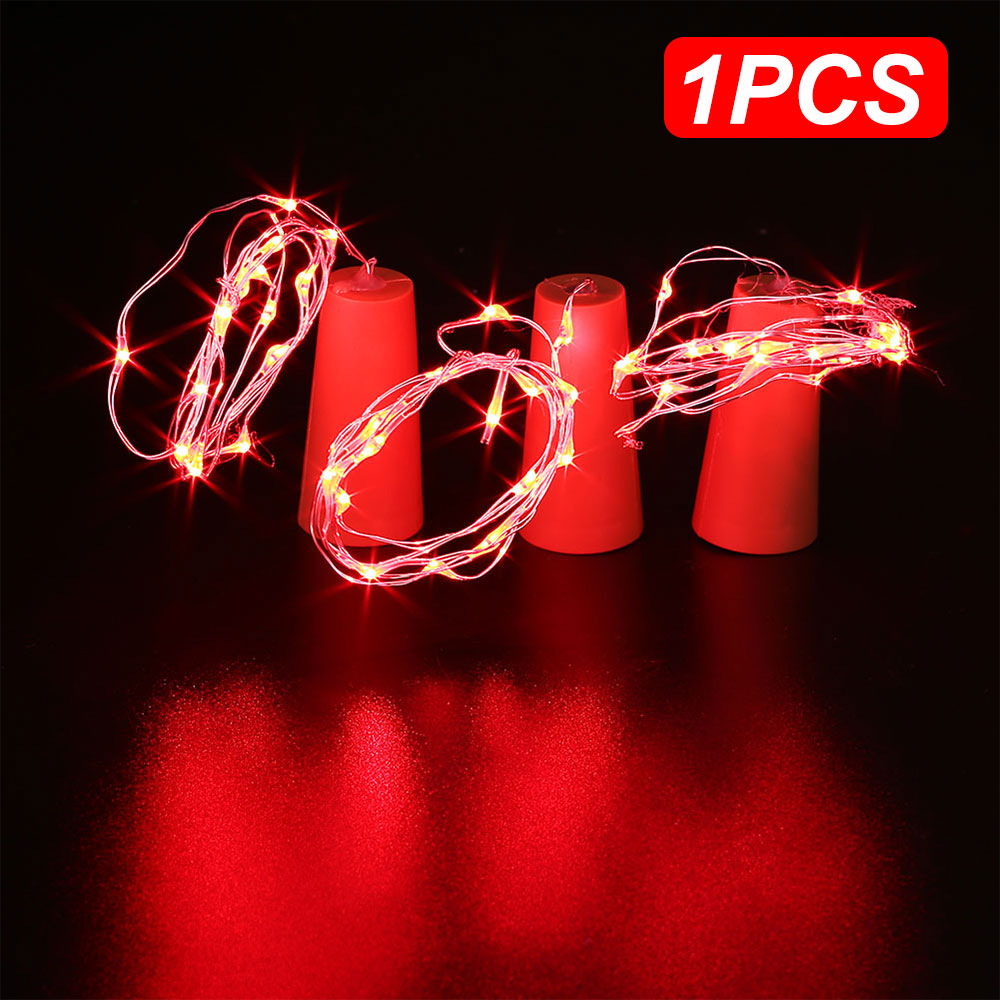 5CB4 9FD6 20 LED Battery Micro Rice Wire Copper Fairy String Lights Party 2M UK
