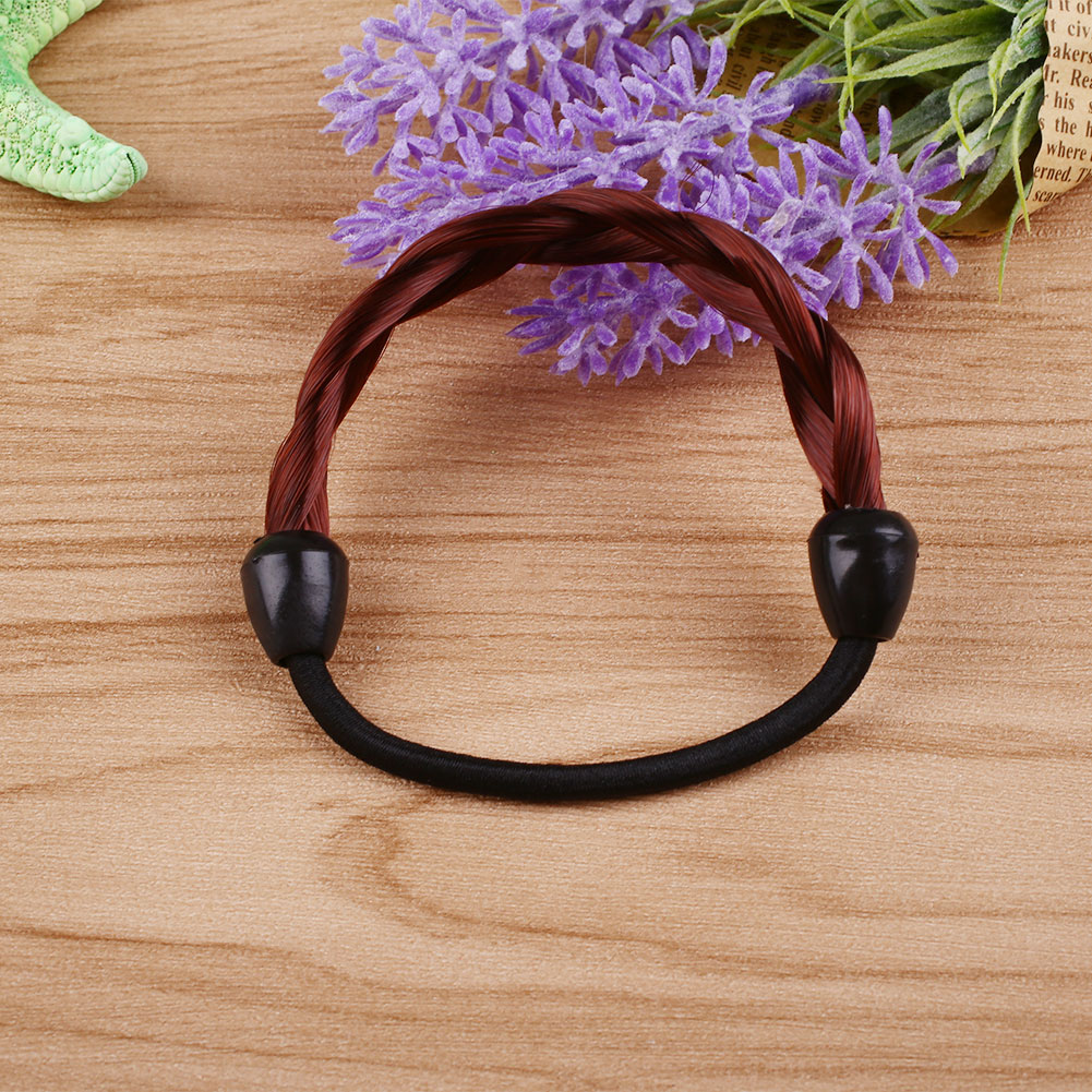 Womens Braid / Straight Wig Elastic Hair Band Headband Rope Ponytail