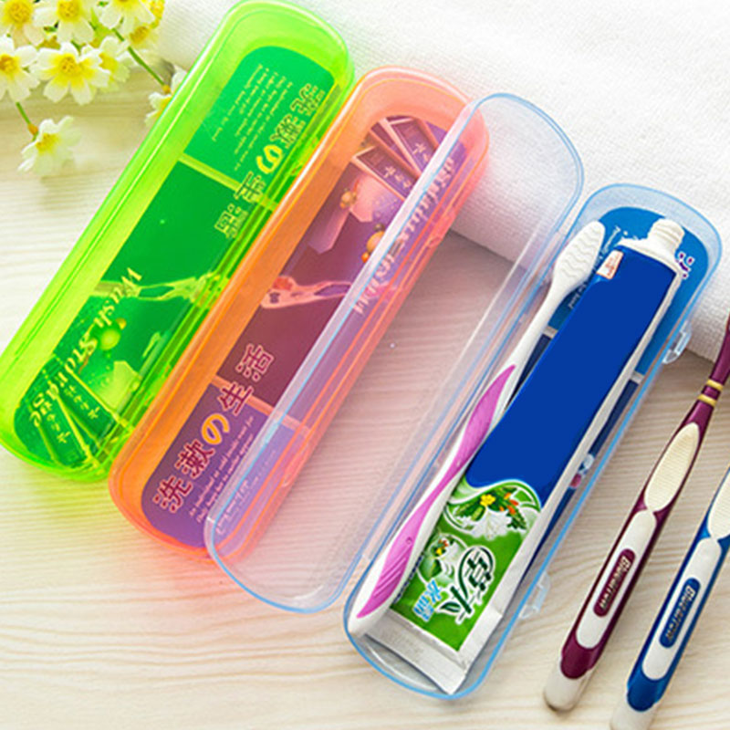 Plastic Travel Toothbrush Toothpaste Holder Storage Box Cover Protect