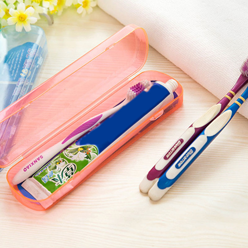 Plastic Travel Toothbrush Toothpaste Holder Storage Box Cover Protect