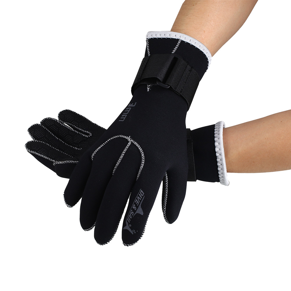 3MM Skid Proof Warm Scuba Diving Snorkeling Spearfishing Wetsuit Gloves