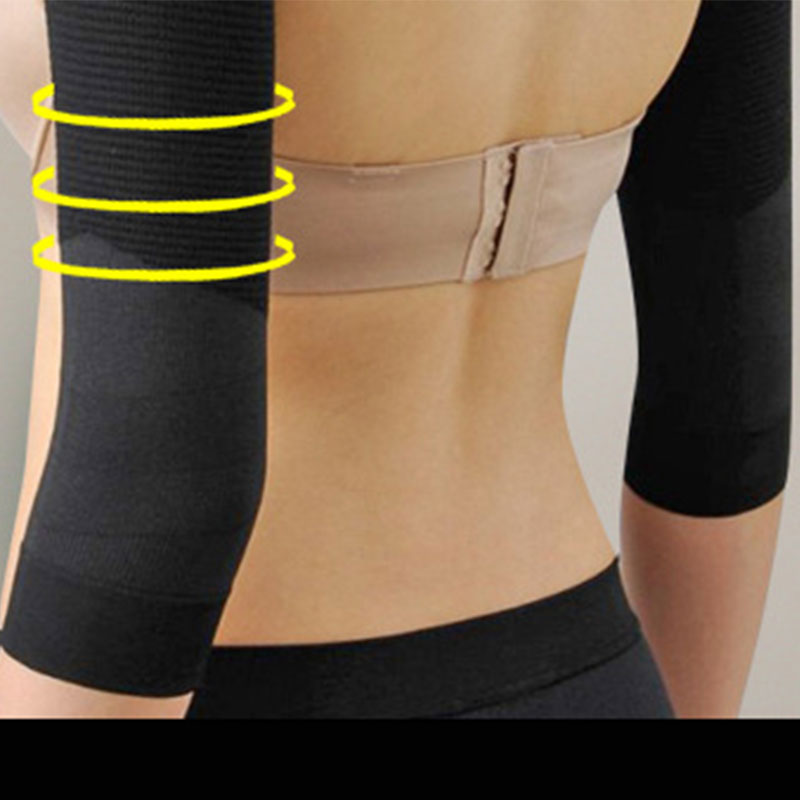 Women Slim Thin Arm Three Quarter Sleeve Solid Casual Shapewear Shapers