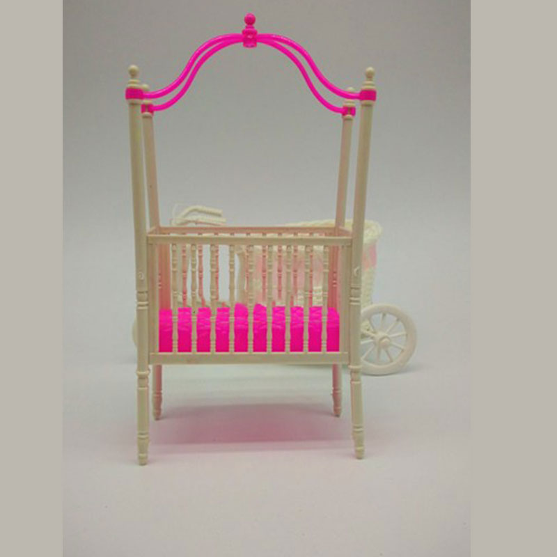 Sweet Baby Crib For Barbie Doll Furniture Kelly Doll's Baby Bed Doll Accessories eBay