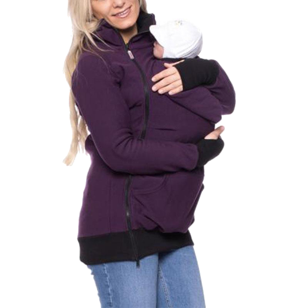 Baby Carrier Hoodie Kangaroo Coat Jacket for MOM and BABY, Babywearing