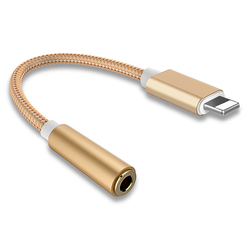New Lightning to 3.5mm Headphone Adapter AUX Cable For Apple iPhone 7 /