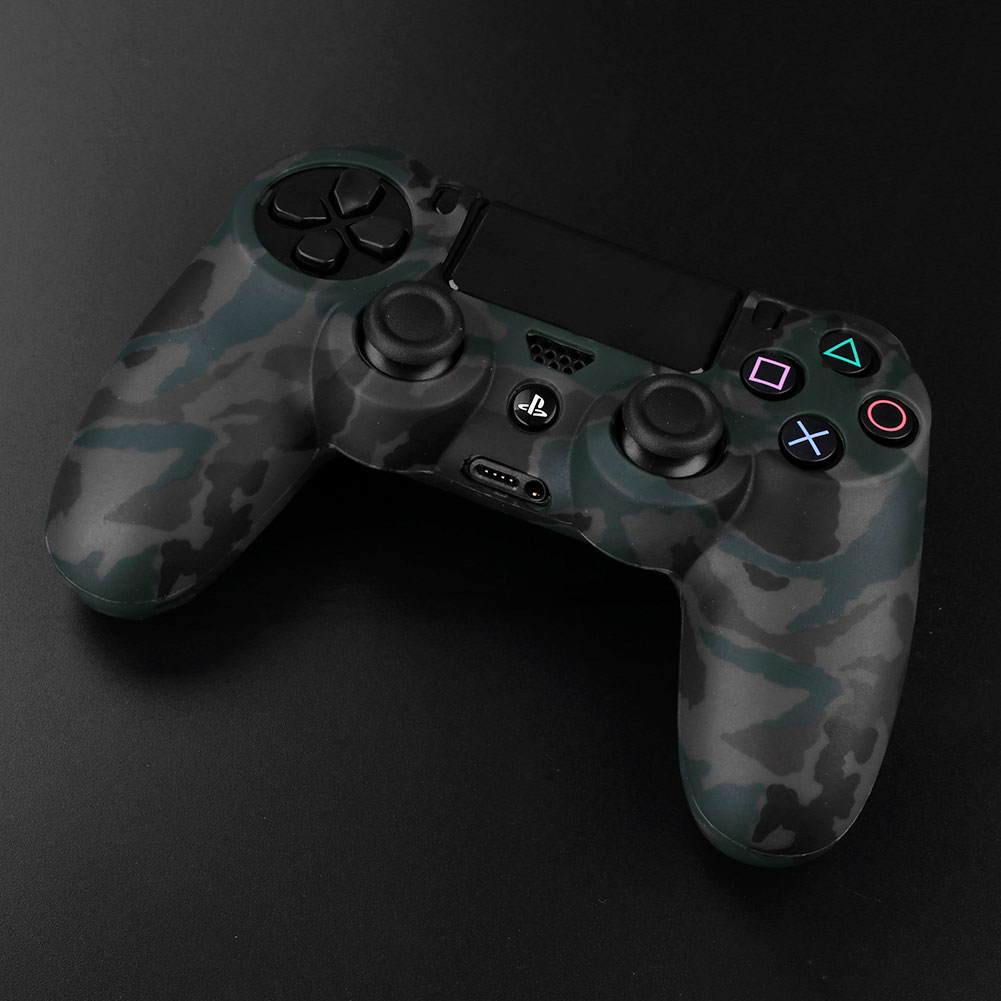 Camouflage Color Silicone Cover Case Protector For Playstation 4 PS4