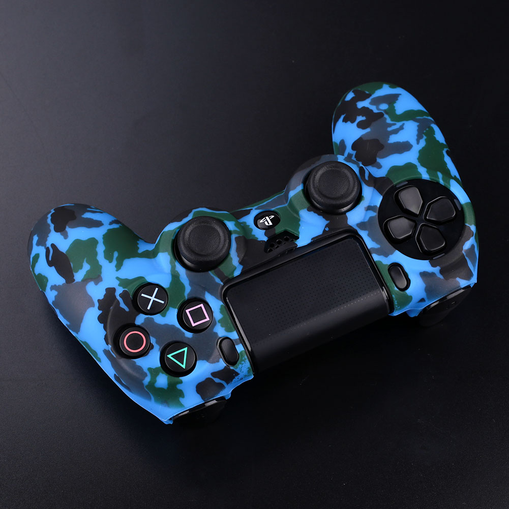 Camouflage Color Silicone Cover Case Protector For Playstation 4 PS4