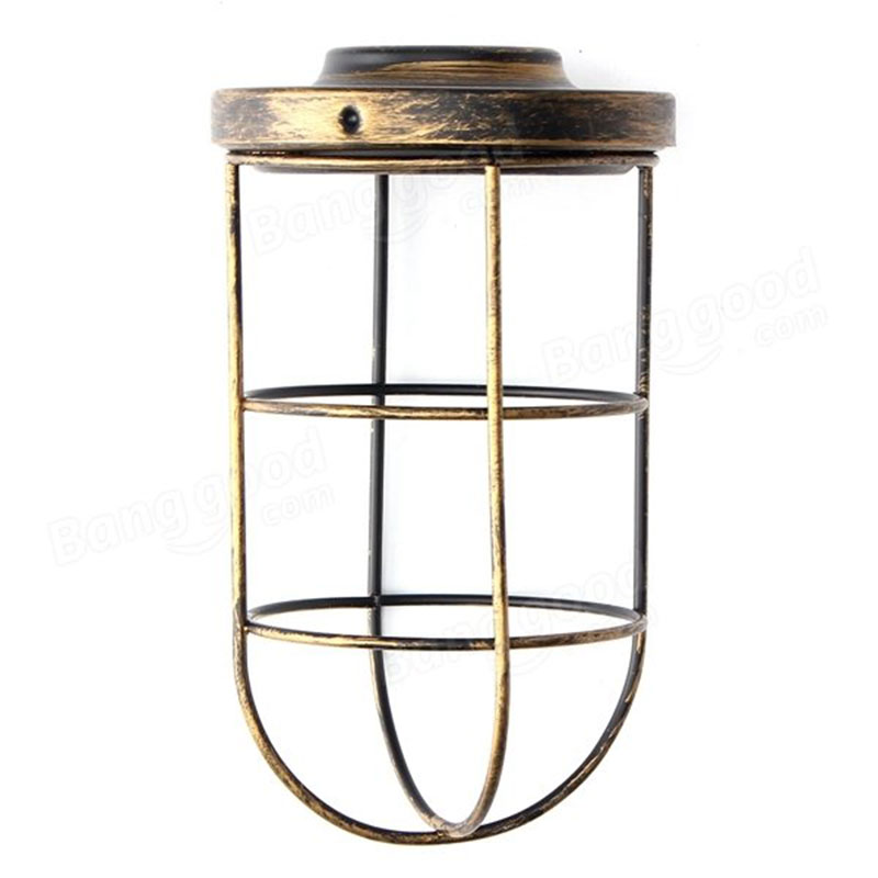 bulb cage guard iron vintage ceiling pendant l shade bulb cage guard iron vintage ceiling pendant l shade