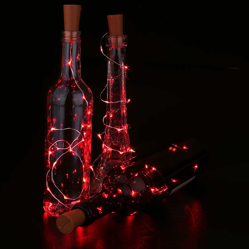 Cork Shaped Wine Bottle LED Night Starry Light String 5cm Gap Home Decor New eBay