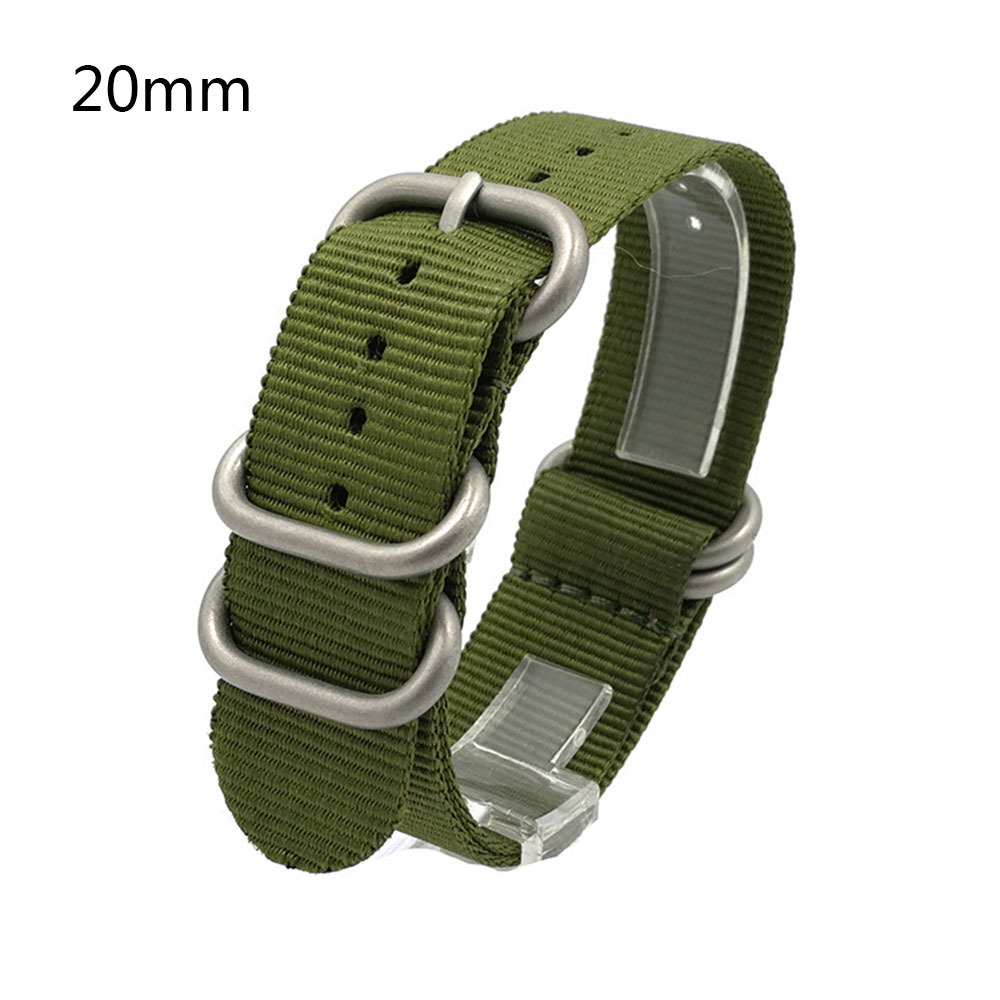 915B Clasp Buckle Military Army Wrist Straps Genuine Nylon 20//22mm