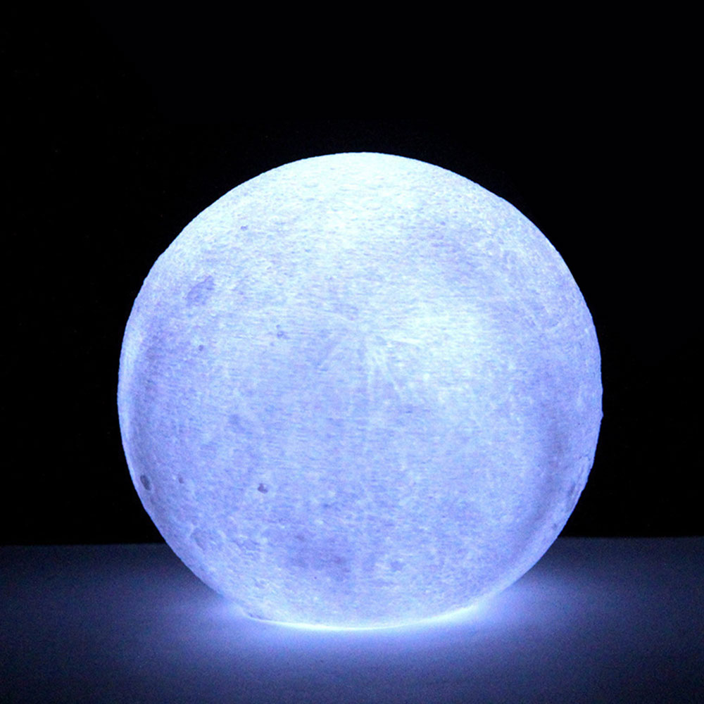 5906 Mondlicht Mondlampe 3D-Druck 11cm Multicolor Schreibtischlampe Erde Für