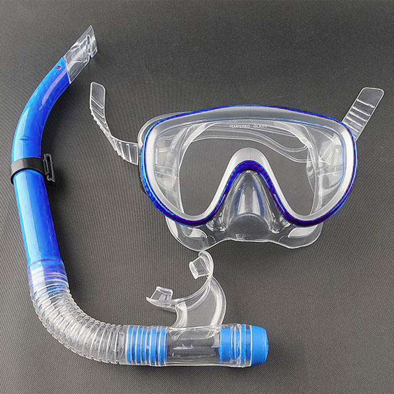 Swimming Diving Mask Goggles Snorkel AntiFog Waterproof Scuba Glasses eBay