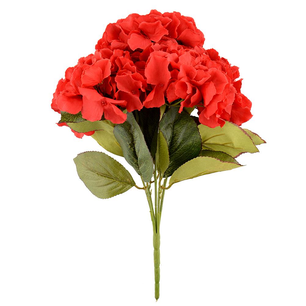 5 Flower Heads Artificial Fake Flower Bunch Home Garden Floral