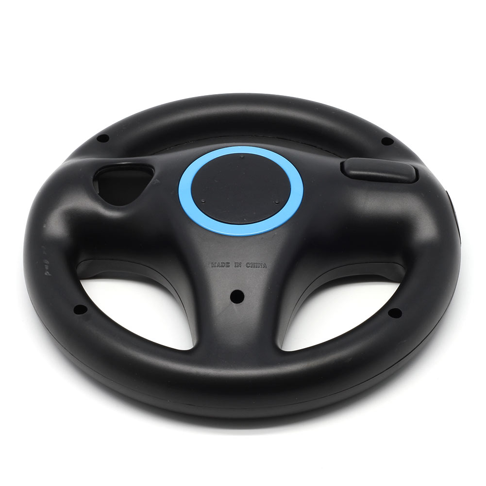 Fashion 1X Steering Wheel Remote Controller For Nintendo Wii Black ABS