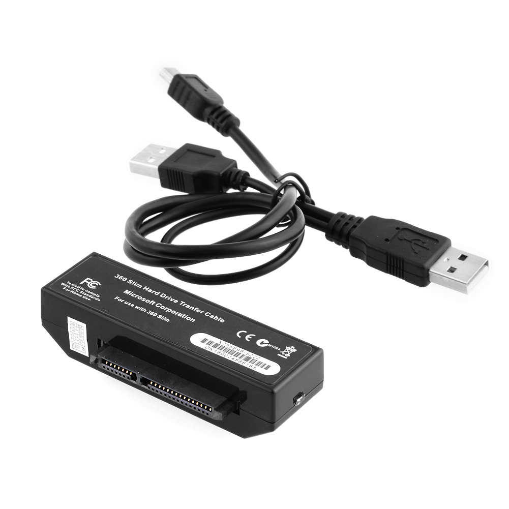 USB Hard Drive HDD Data Transfer Cable Cord Wire For Xbox 360 Slim To