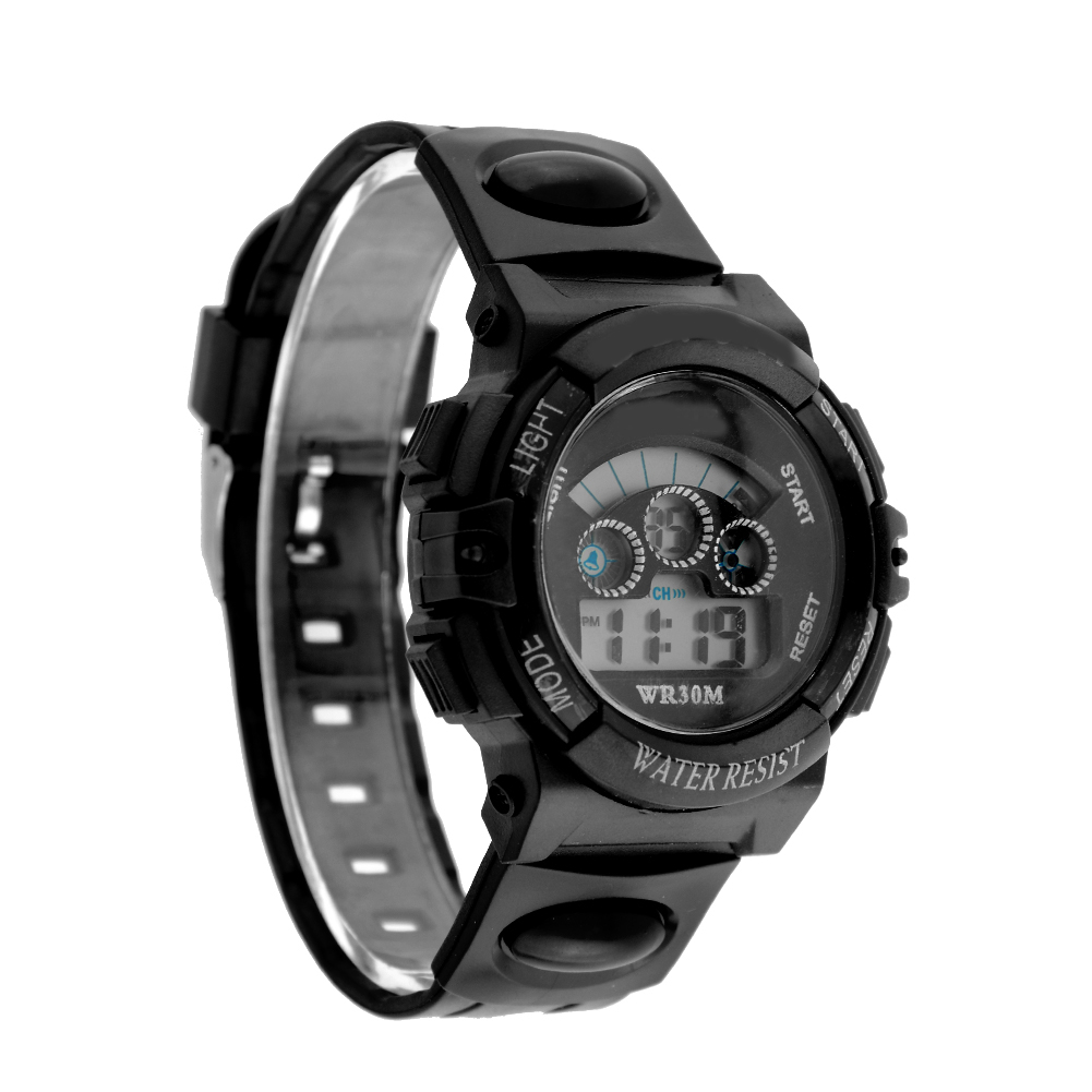 Waterproof Mens Digital LED Quartz Alarm Date Wrist Watch Student Watches