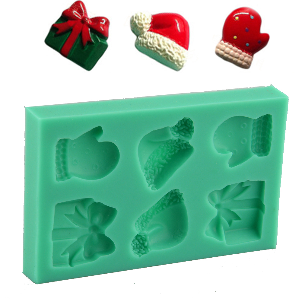 Christmas Fondant Cake Cutter Mold Cookie Baking Mould Sugarcraft Tool eBay