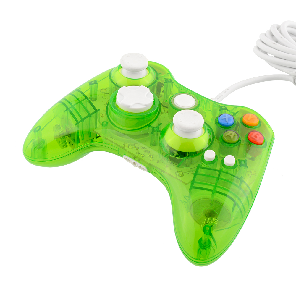 Cool USB Green LED Colour Gaming Controller Gampad Joystick FOR Xbox 360 eBay