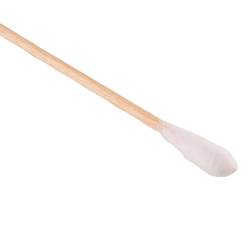 200 Pcs Disposable Health Cotton Swab Swabs Stick 6" Long Wood Handle